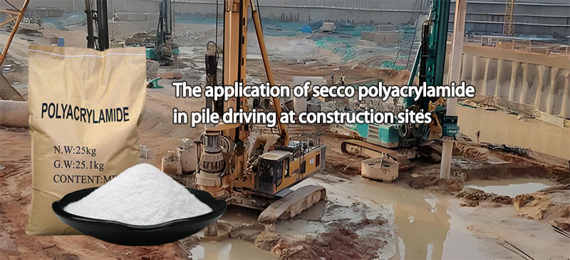Lɔ̈ɔ̈i de secco polyacrylamide n&euml; pile driving n&euml; ɣ&auml;n ke tɔ̈ɔ̈u